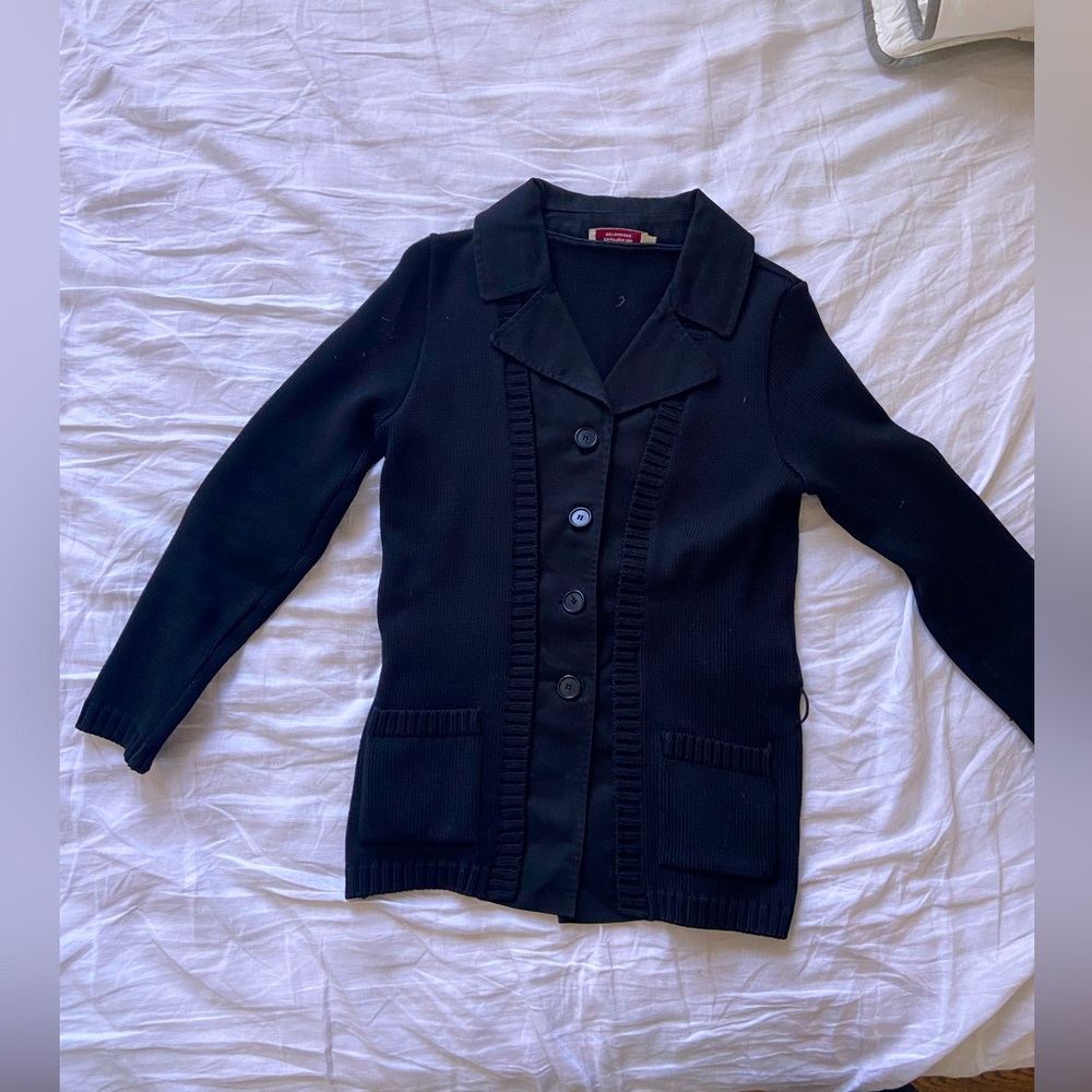 *Comptoir des Cotonniers* Wool Black Jacket/Cardigan